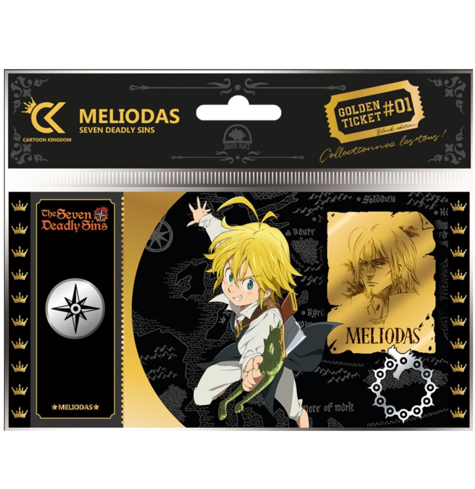 Black Ticket Seven Deadly Sins - Meliodas