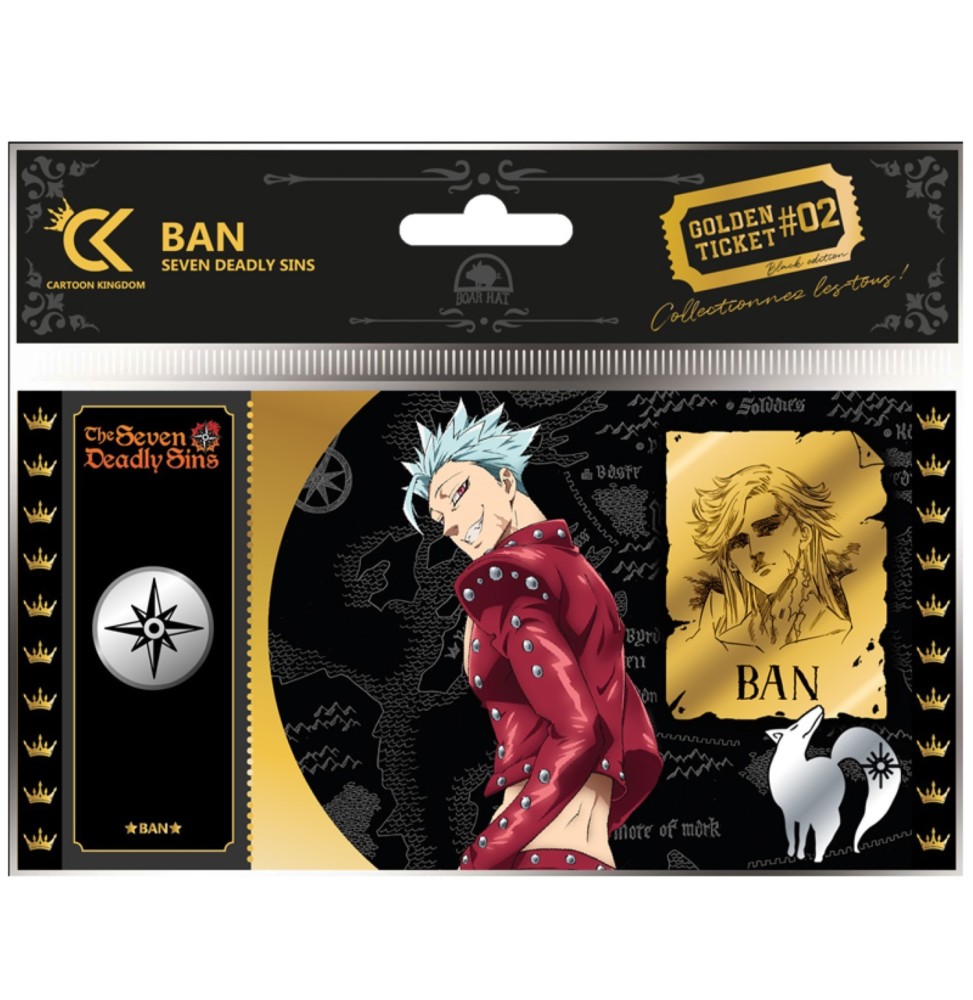 Black Ticket Seven Deadly Sins - Ban