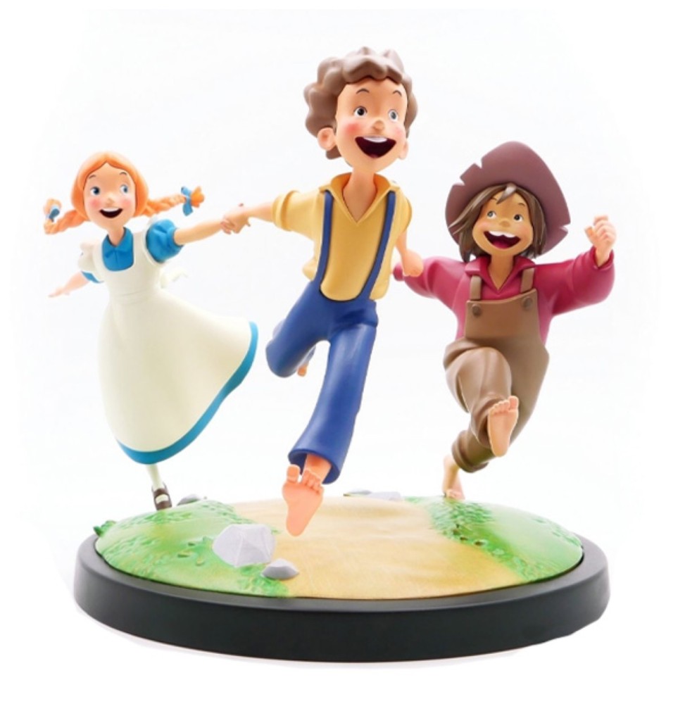 Statue Diorama Tom Sawyer - Tom, Becky & Huck 23cm