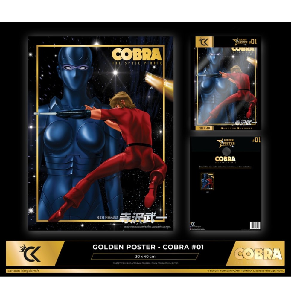 Golden Poster Cobra - Cobra & Armanoid 40X30cm