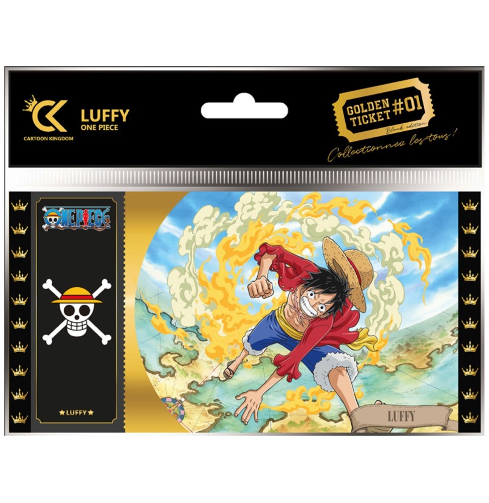 Black Ticket One Piece - Luffy