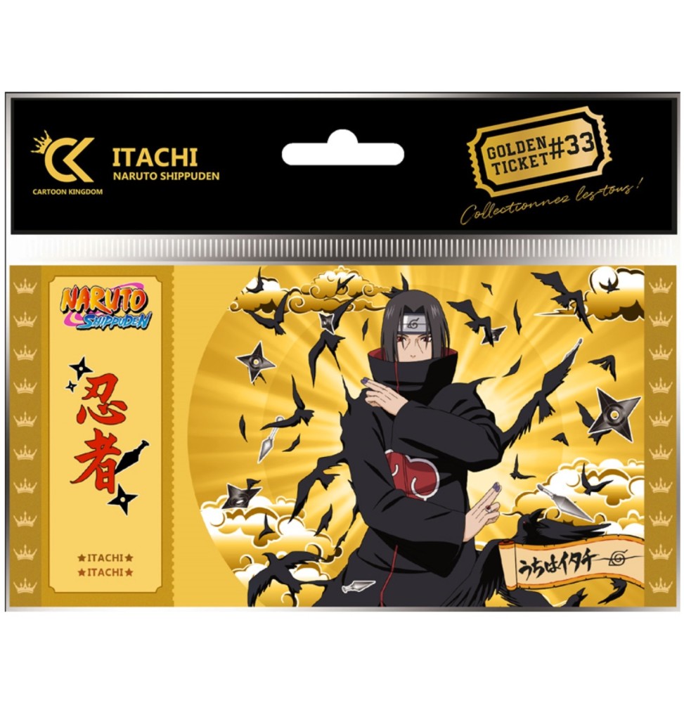 Golden Ticket Naruto Shipudden - Itachi V2