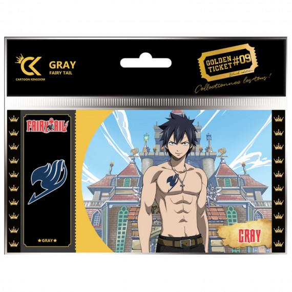Black Ticket Fairy Tail - Gray V2