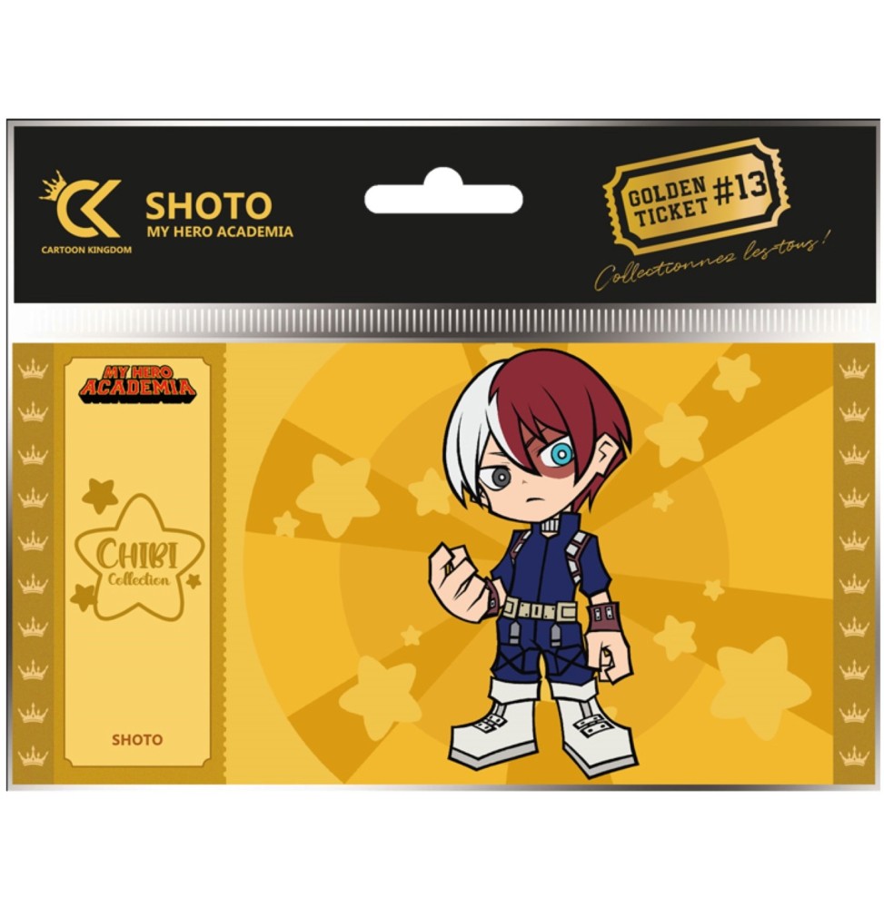 Golden Ticket My Hero Academia - Chibi Shoto