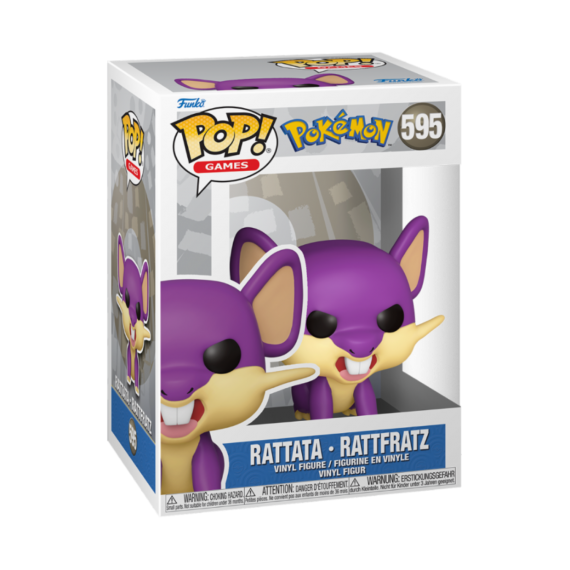 Figurine Pokemon - Rattata Pop 10cm