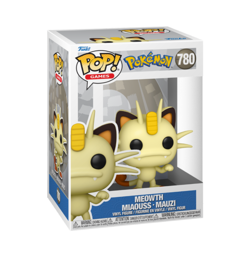 Figurine Pokemon - Meowth / Miaouss Pop 10cm