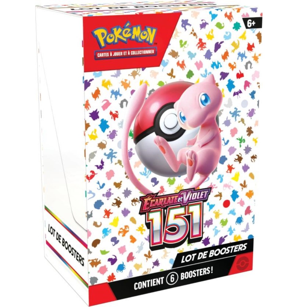 Coffret Pokemon 151 - Pack 6 boosters