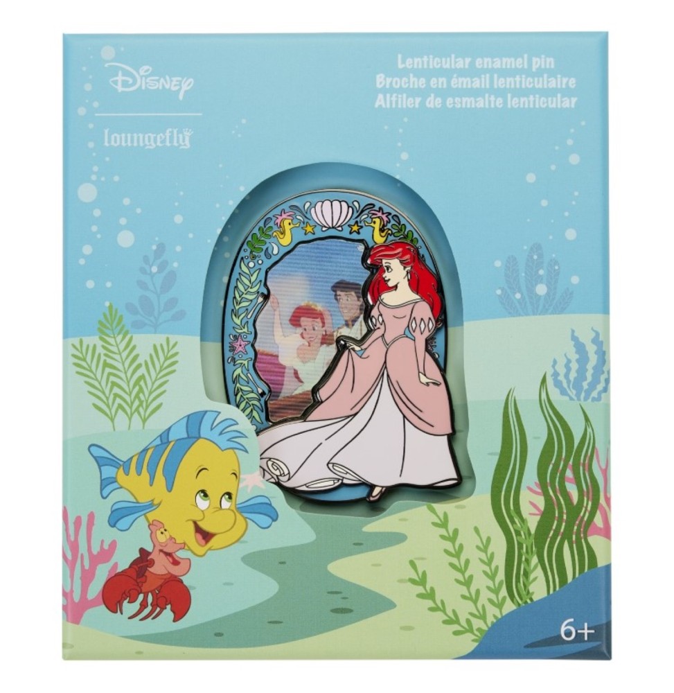 Pin Disney - Little Mermaid Princess Petite Sirene Lenticular Pop Pin 8cm