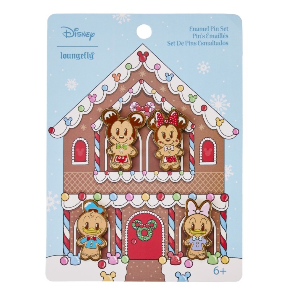 Pin Disney - Set Mickey & Friends Gingerbread Pop Pin 7cm