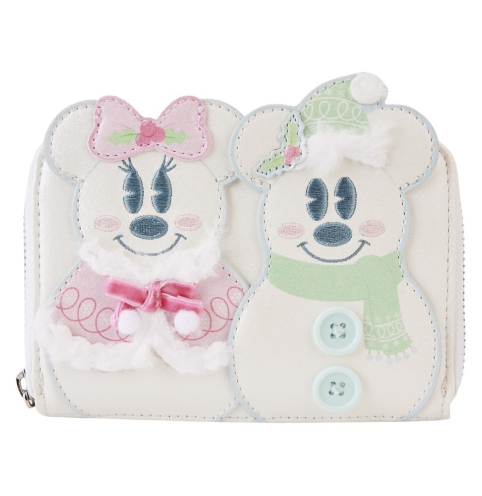 Portefeuille Disney - Mickey And Minnie Pastel Snowman