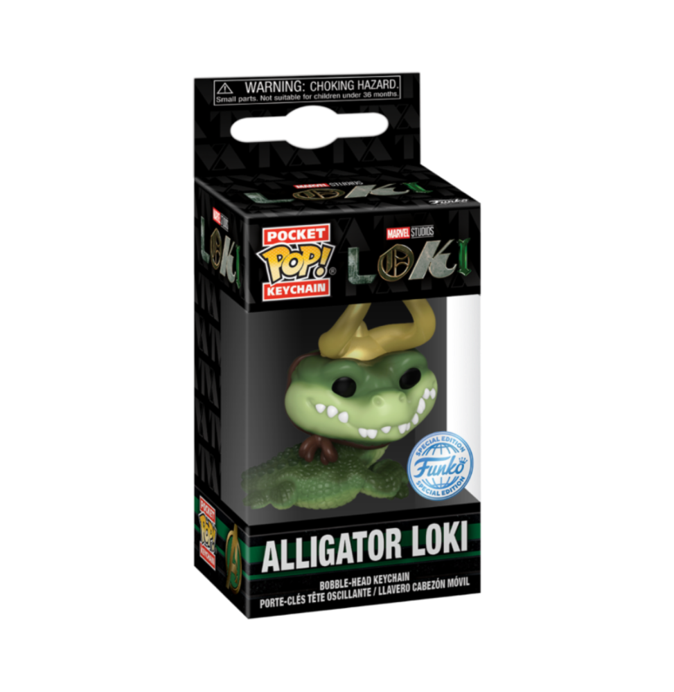 Figurine Marvel Loki - Alligator Loki Pocket Pop 4cm