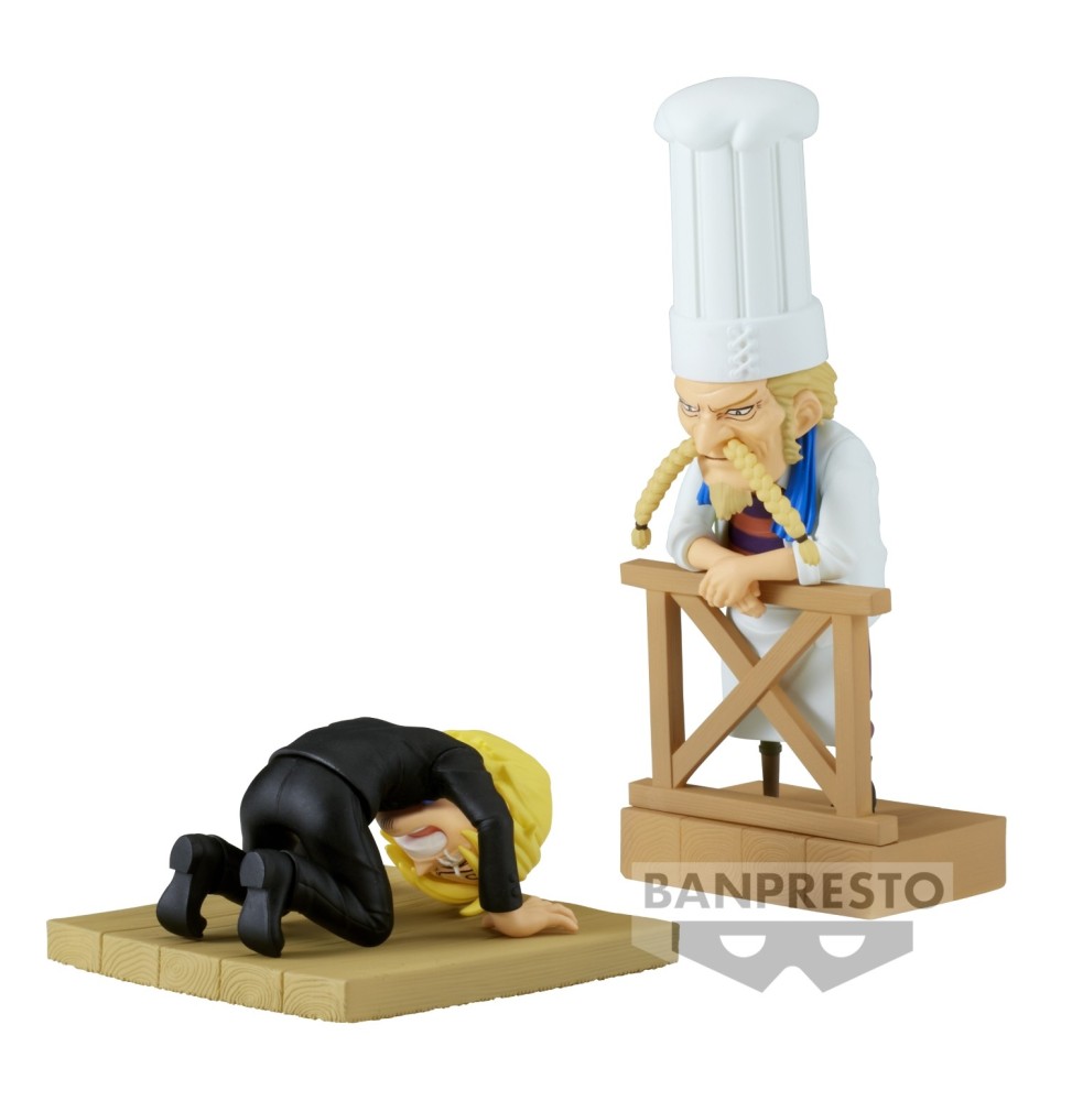 Figurine One Piece - Sanji & Zeff Vol 2 WCF Log Stories 8cm