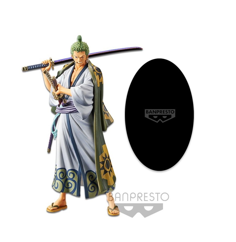 Figurine One Piece - Roronoa Zoro Yukata DXF Grandline Series Wanokuni 17cm