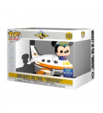 Figurine Disney - Rides Mickey With Plane Exclu Pop 10cm