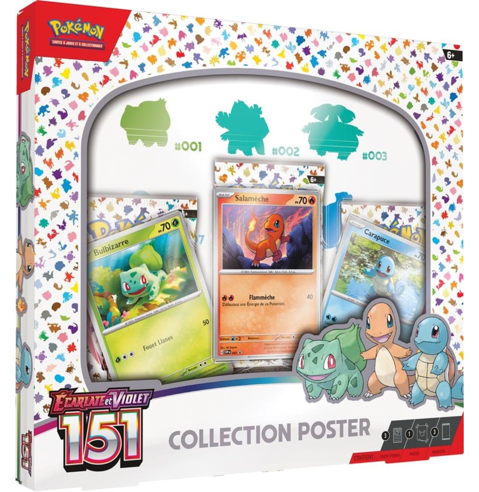 Coffret Pokemon EV3.5 - Poster Pokemon 151