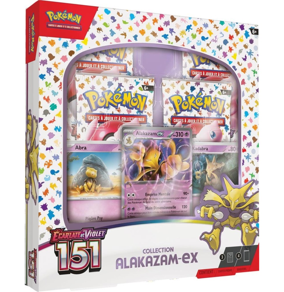 Coffret Pokemon EV3.5 - Coffret Alakazam-Ex 4B Pokemon 151