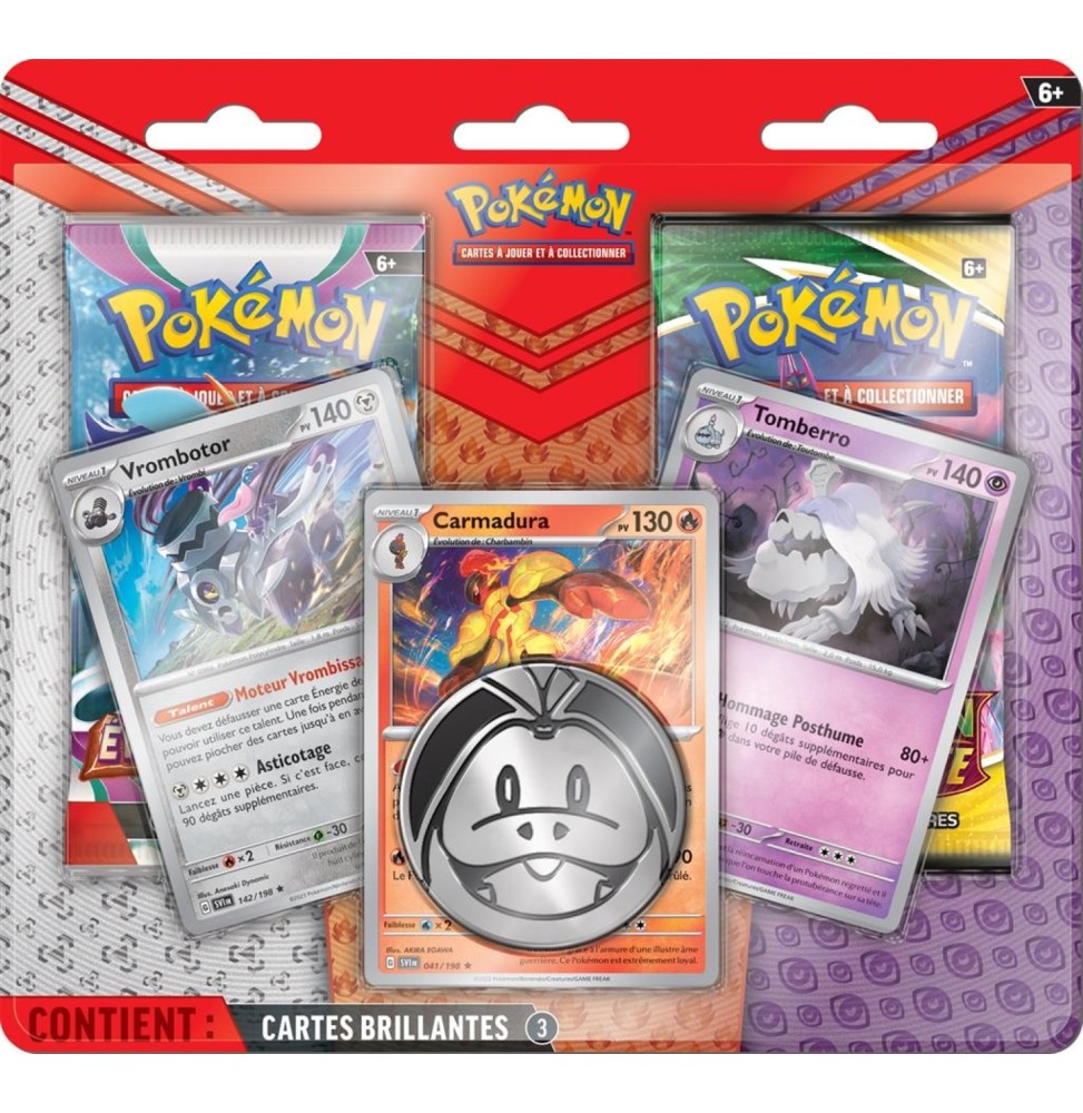 Pokemon - Pack 2 Boosters Octobre 2023 - Modèle Aléatoire