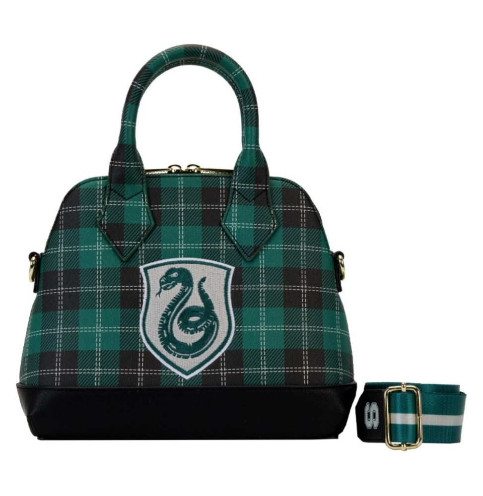 Sac a Main Harry Potter - Varsity Slytherin Serpentard Plaid