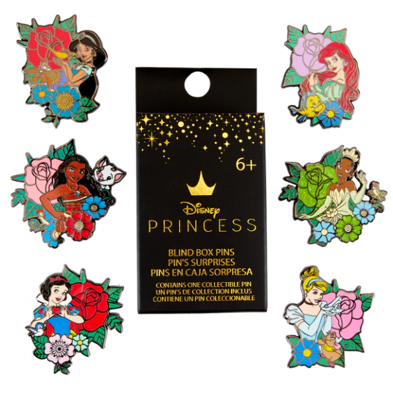 Figurine Disney - Princess Tattoo Blind Box Pins 1 Boite Aleatoire
