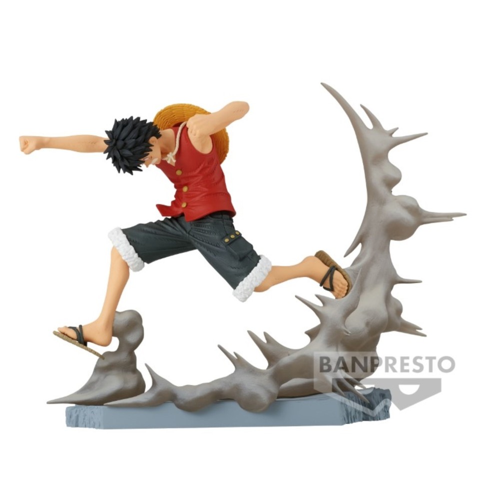 Figurine One Piece - Monkey D Luffy Senkozekkei 8cm