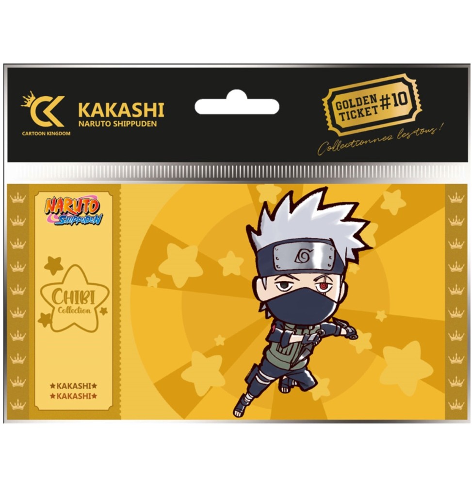 Golden Ticket Naruto Shipudden - Chibi Kakashi