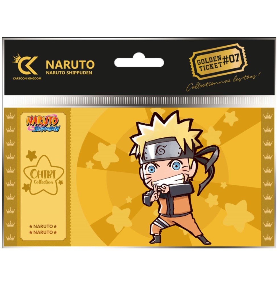 Golden Ticket Naruto Shipudden - Chibi Naruto