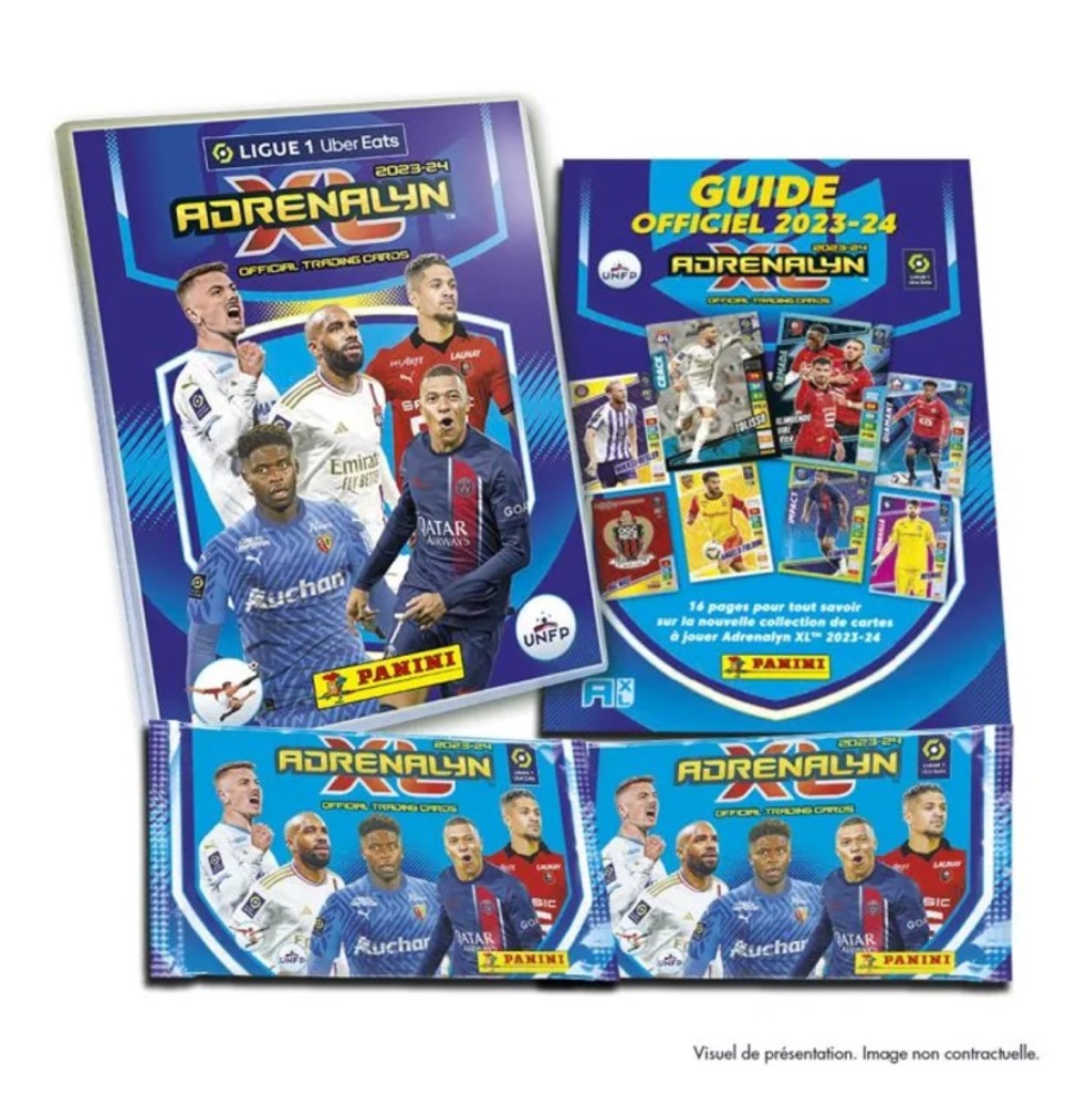 Trading Cards Panini Foot Tcg Adrenalyn - Starter Pack Ligue 1 Uber Eats 2024