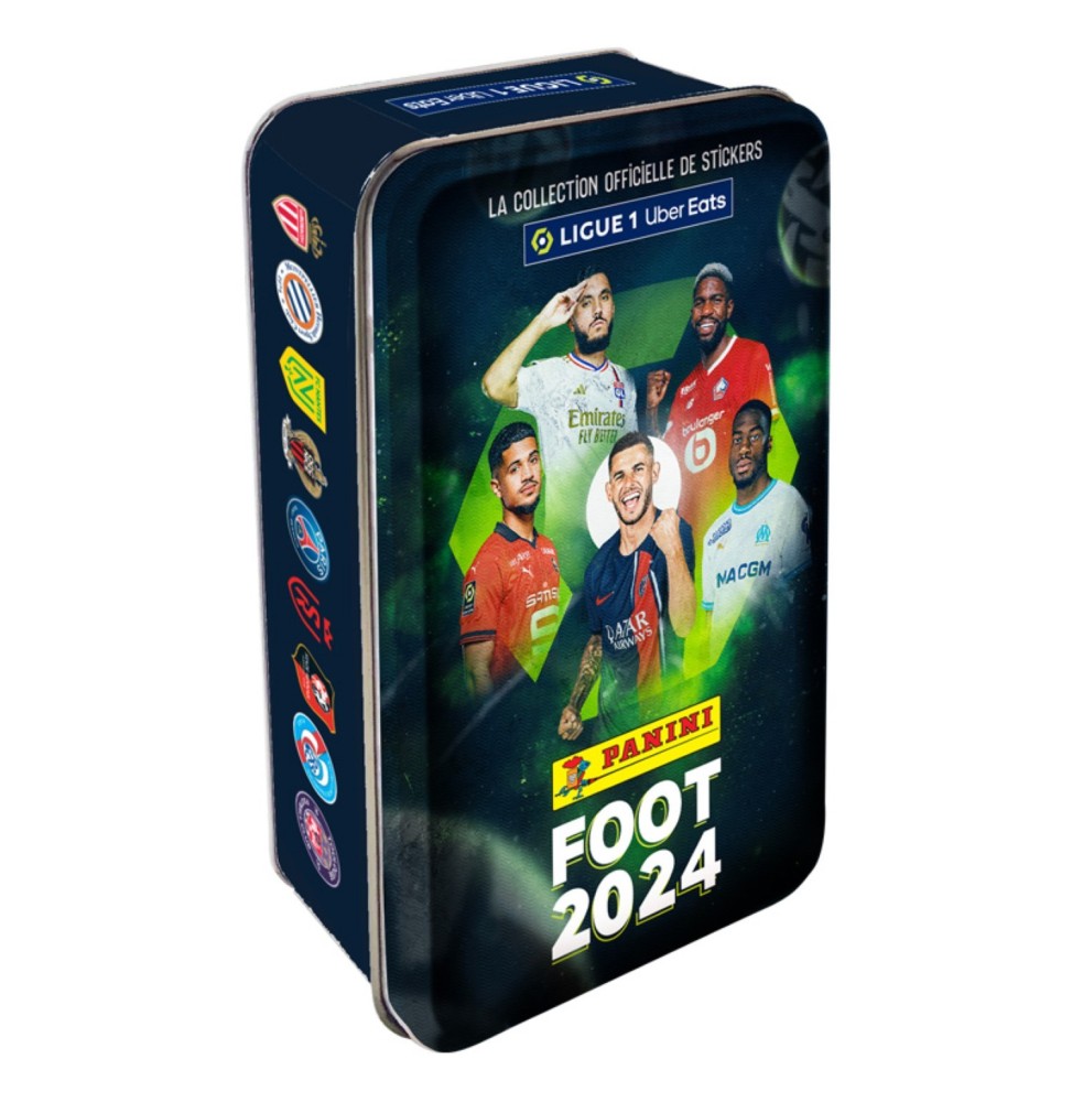 Boite Metal Stickers Panini - Foot 2024 Ligue 1 Uber Eats - Panini