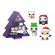 Figurine Disney NBX - Nightmare before Christmas Holiday Tree Holiday Box 4Pcs Pocket Pop 4cm