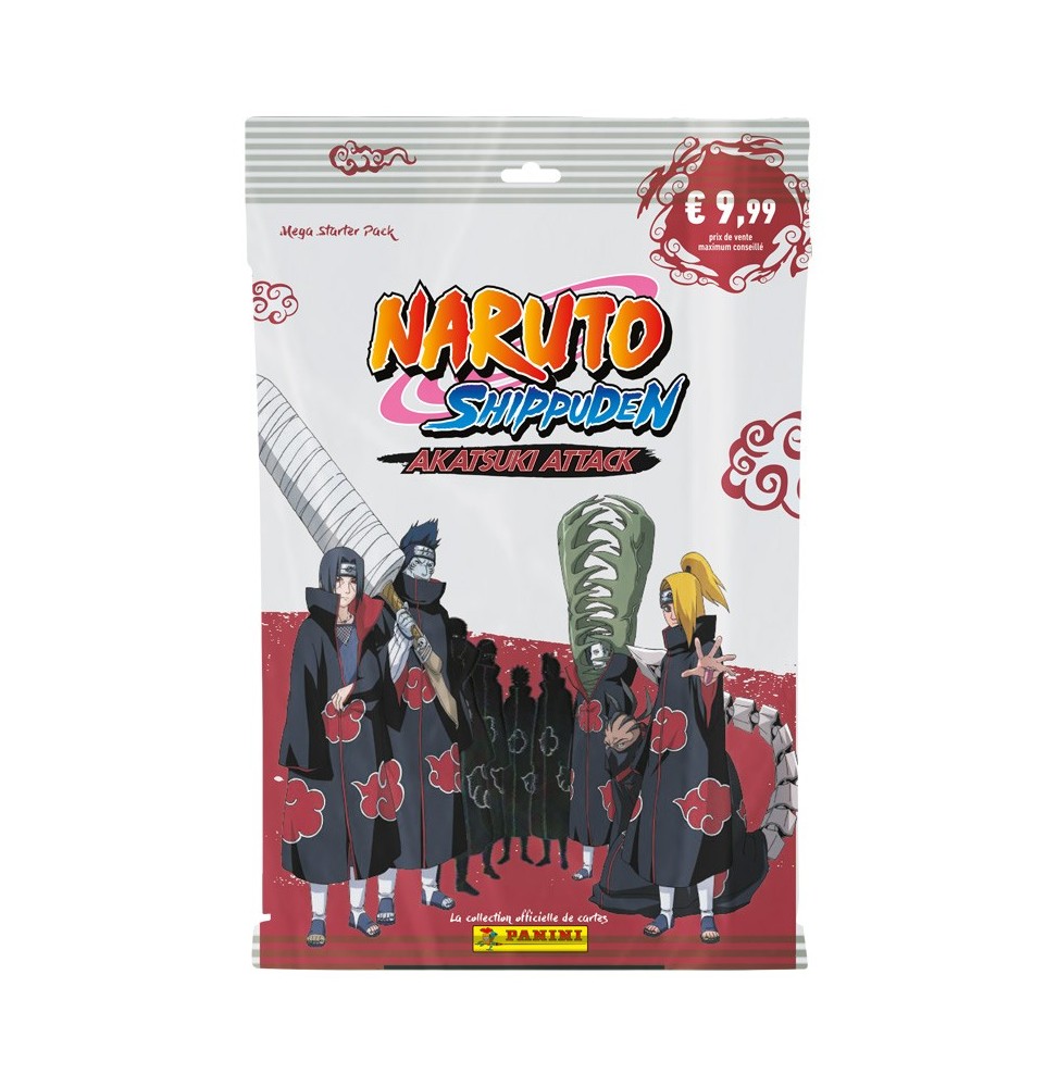 Starter Pack Trading Cards Panini Naruto Shippuden - 1 Classeur 3 Pochettes