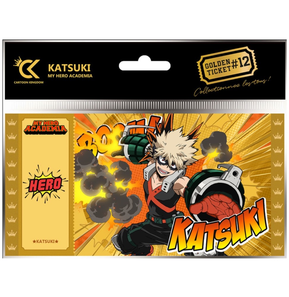 Golden Ticket My Hero Academia - V2 Katsuki Bakugo