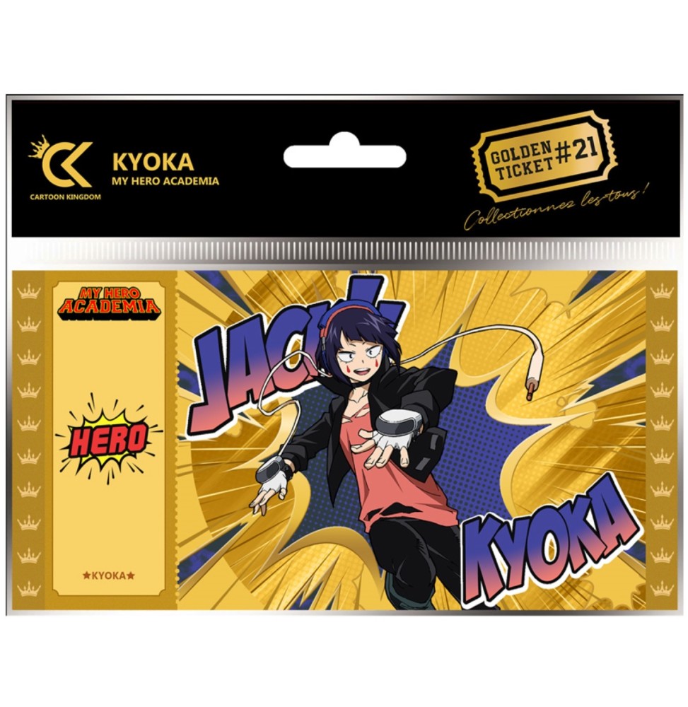 Golden Ticket My Hero Academia - V2 Kyoka Jiro