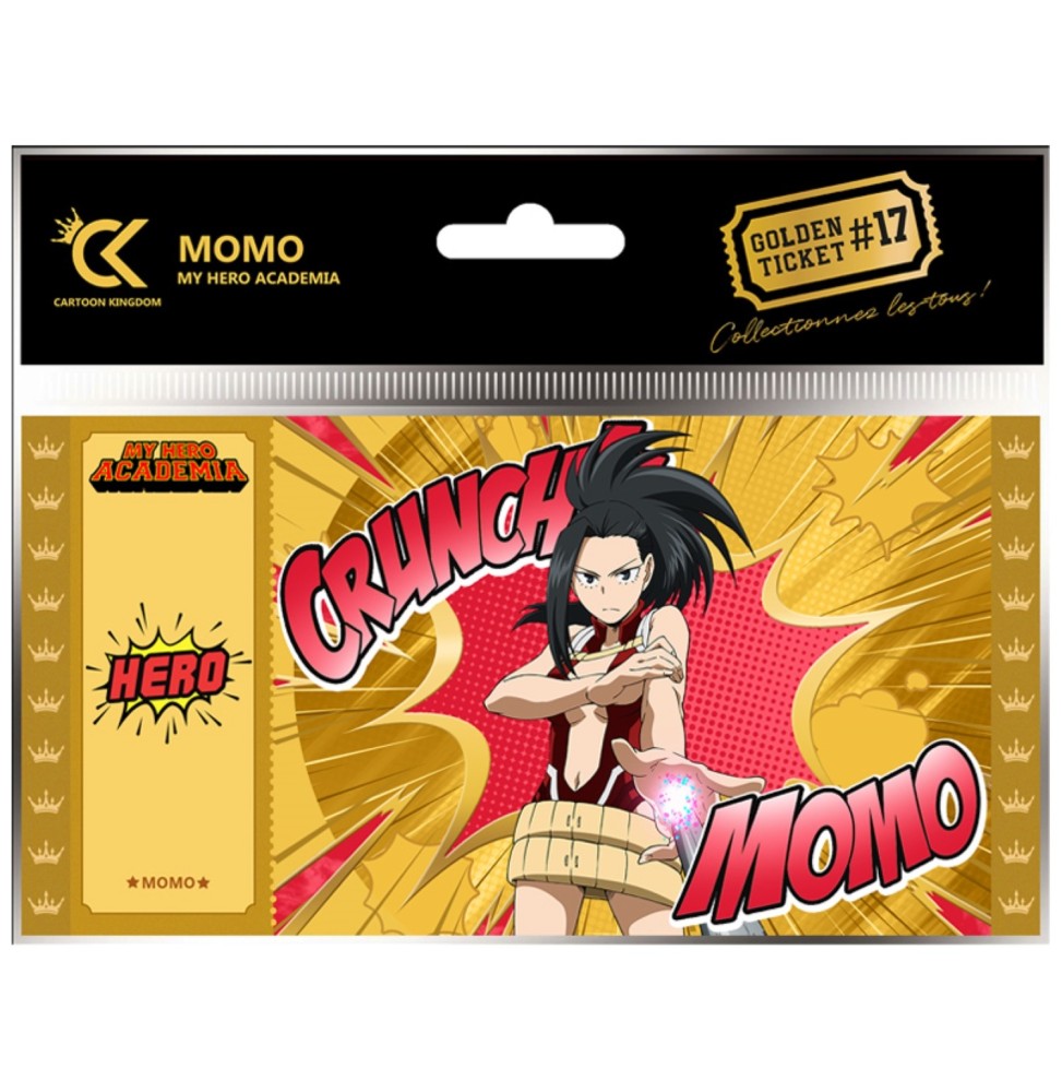 Golden Ticket My Hero Academia - V2 Momo Yaoyorozu