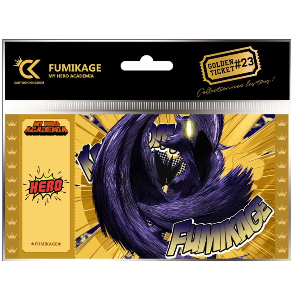 Golden Ticket My Hero Academia - V2 Fumikage Tokoyami