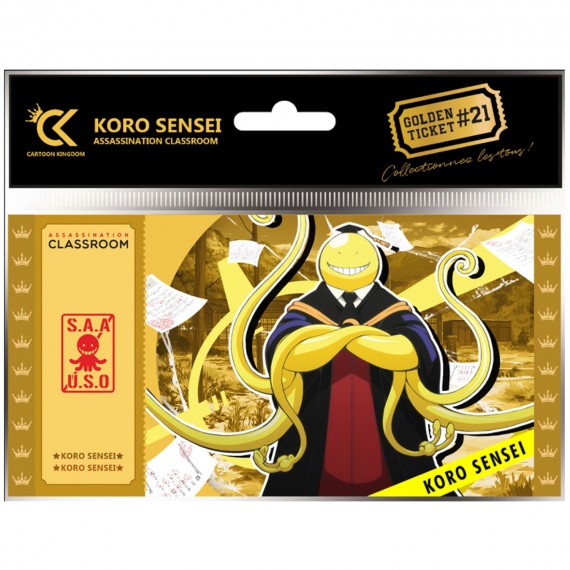 Golden Ticket Assassination Classroom - V2 Koro Sensei