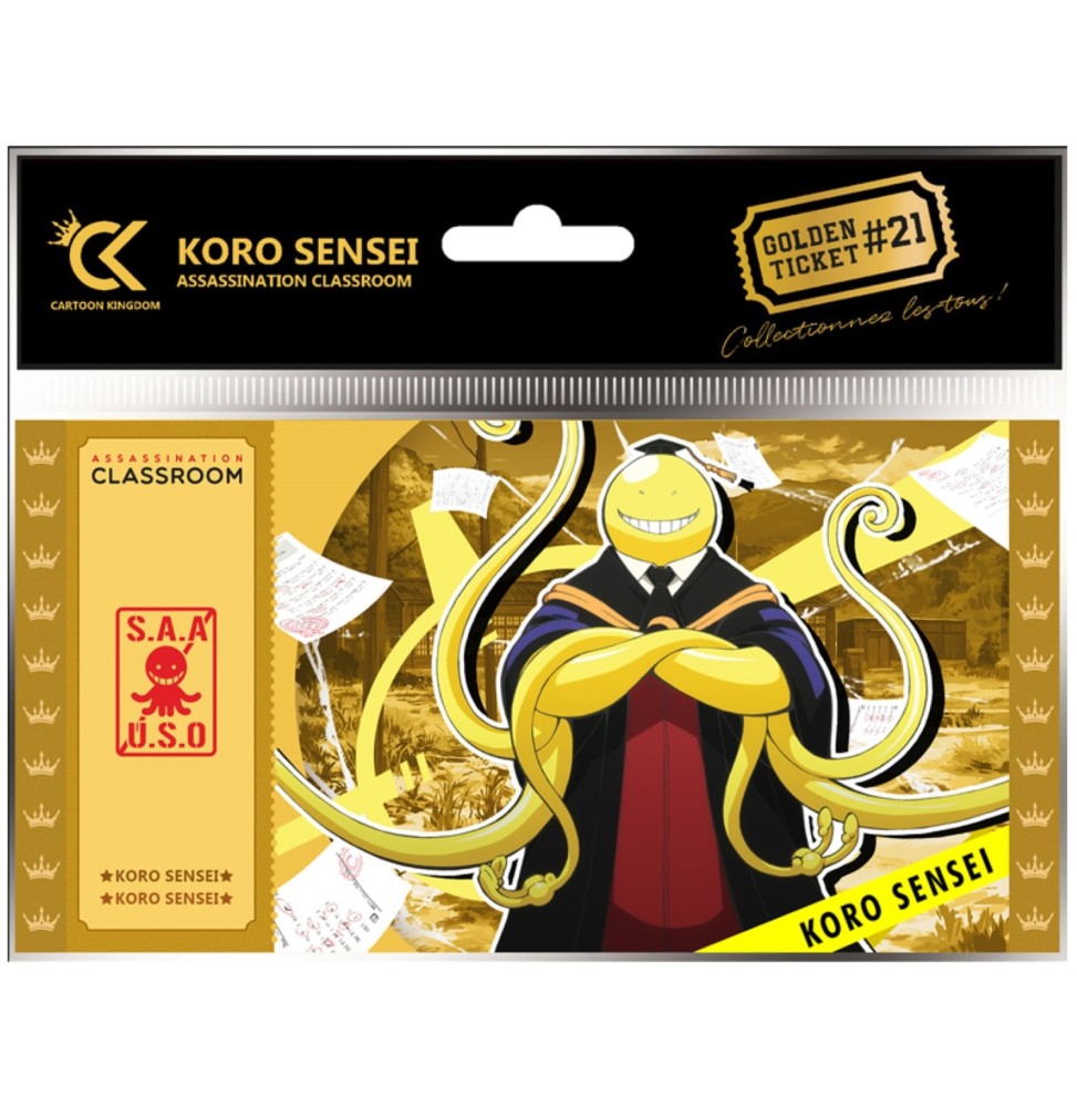 Golden Ticket Assassination Classroom - V2 Koro Sensei