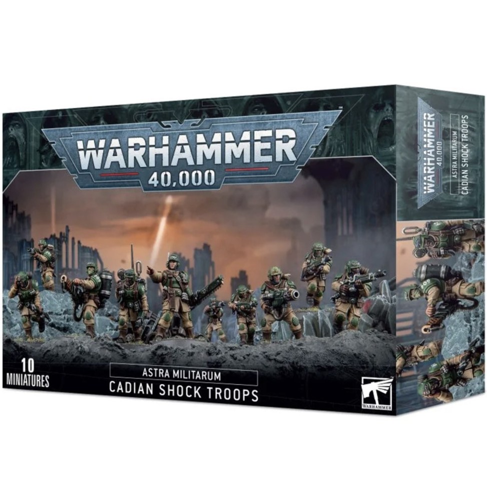 Astra Militarum : Cadian Shock Troops