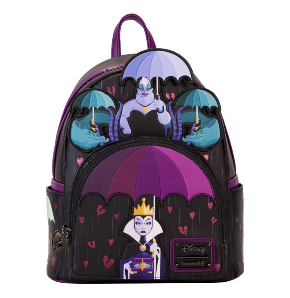 Mini Sac A Dos Disney Loungefly - Villains Curse Your Hearts