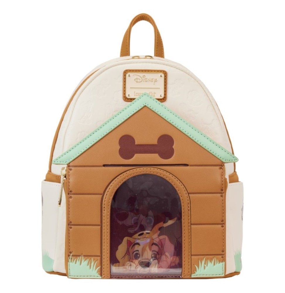 Mini Sac A Dos Disney Loungefly - I Heart Disney Dogs Triple