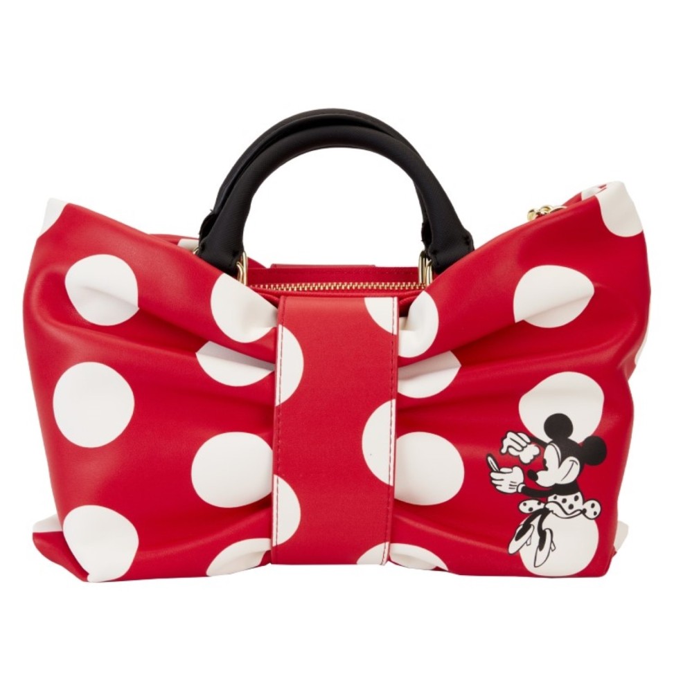 Sac A Main Disney Loungefly - Minnie Rocks The Dots Figural Bow