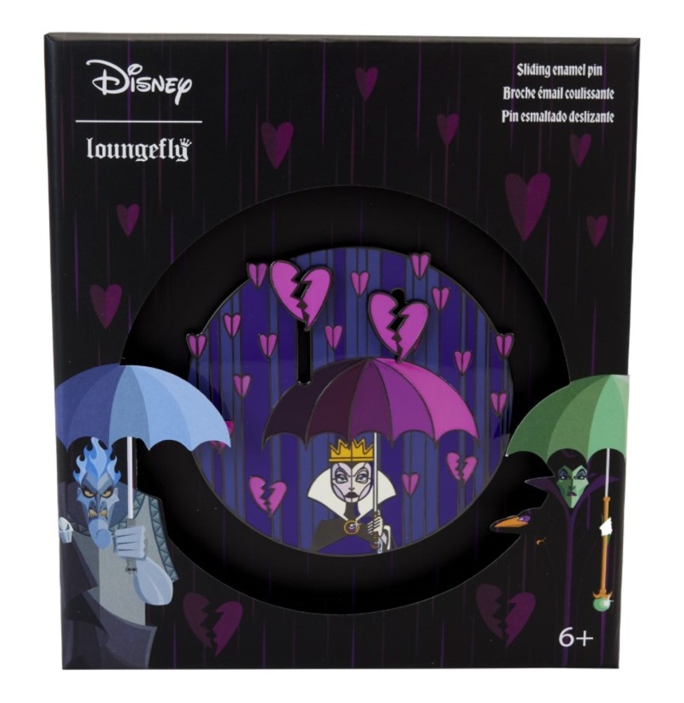 Pins Disney Loungefly Collector Box - Villains Curse Your Hearts 8cm