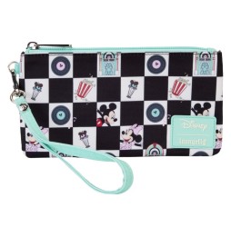 Pochette Zippée Disney Loungefly - Mickey & Minnie Date Night Diner Aop