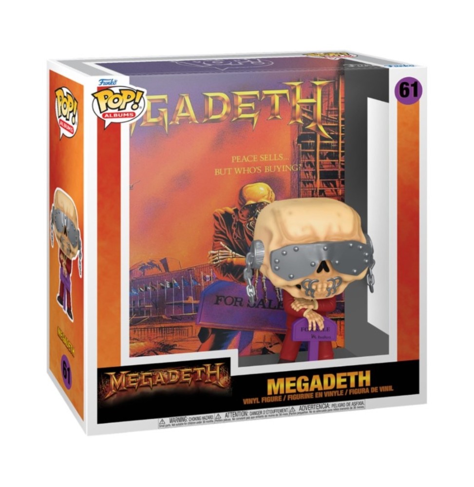 Figurine Rocks - Megadeth Peace Sells Pop Albums 10cm