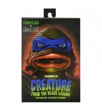 Figurine Universal Monsters X Tmnt - Creature Black Lagoon Leonardo 18cm