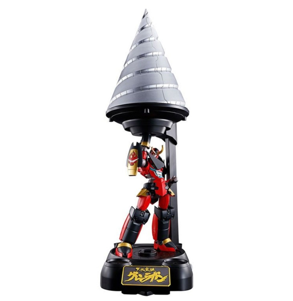 Figurine Gurren Lagann - Gx-107 Gurren Lagann & Giga Drill Set Soul Of Chogokin 18cm