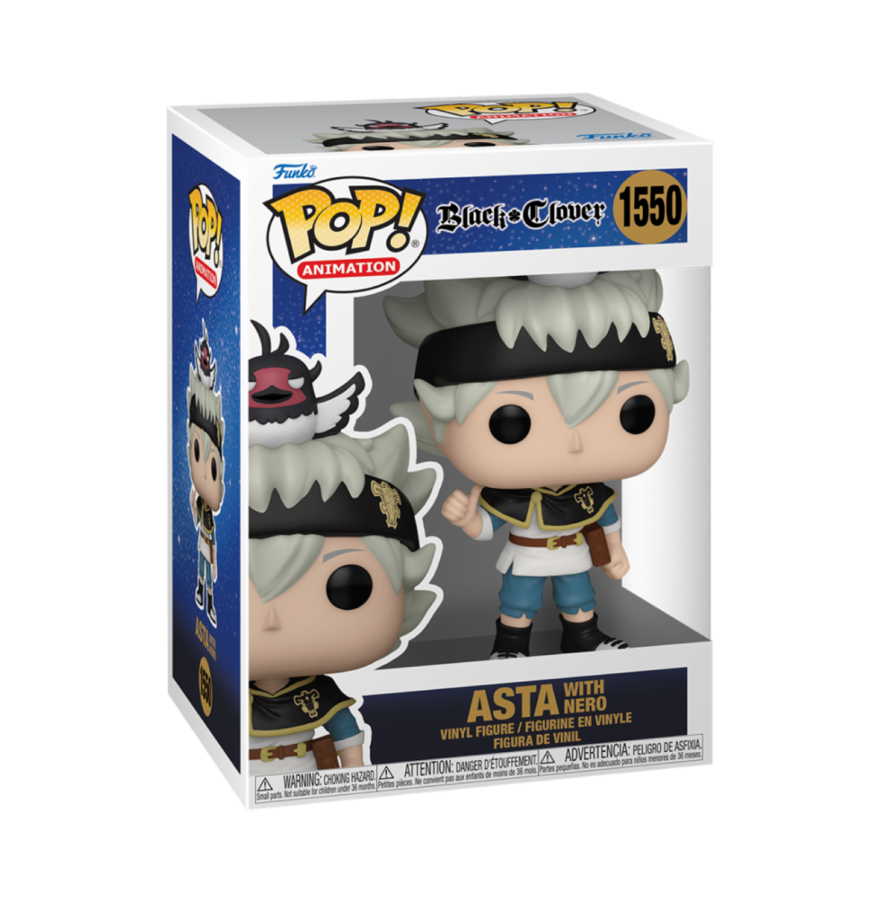 Figurine Black Clover - Asta Nero Pop 10cm