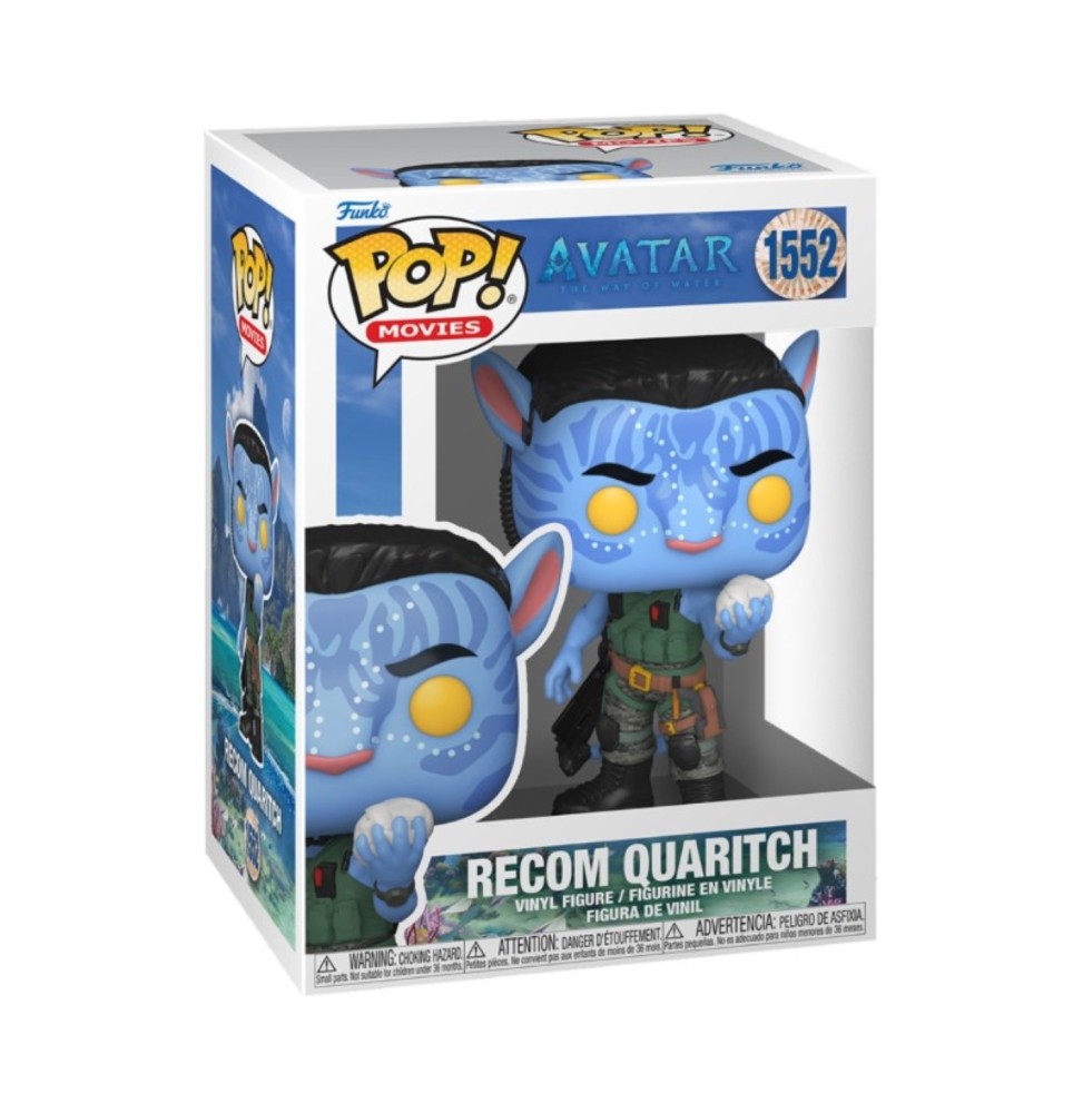 Figurine Avatar 2 - Recom Quaritch Pop 10cm