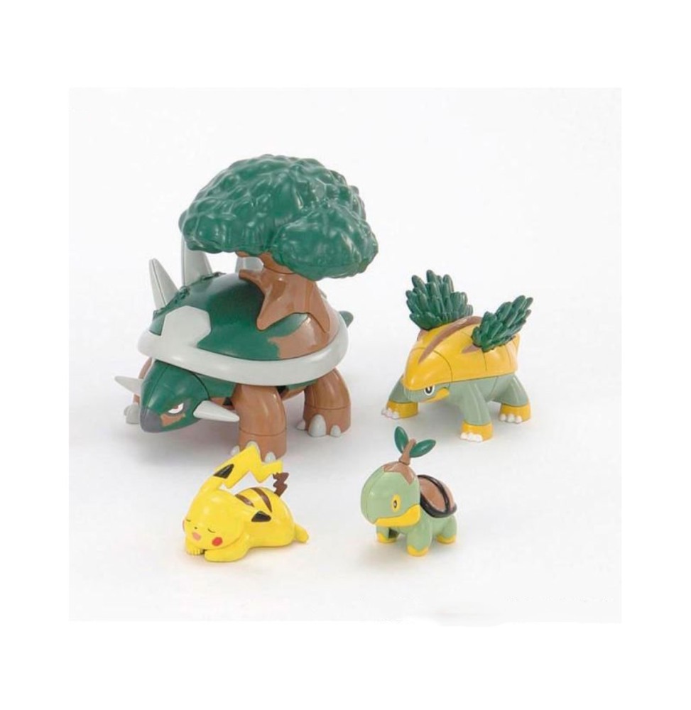 Maquette Pokemon - Pokepla 08 Tortipouss Evolution Set