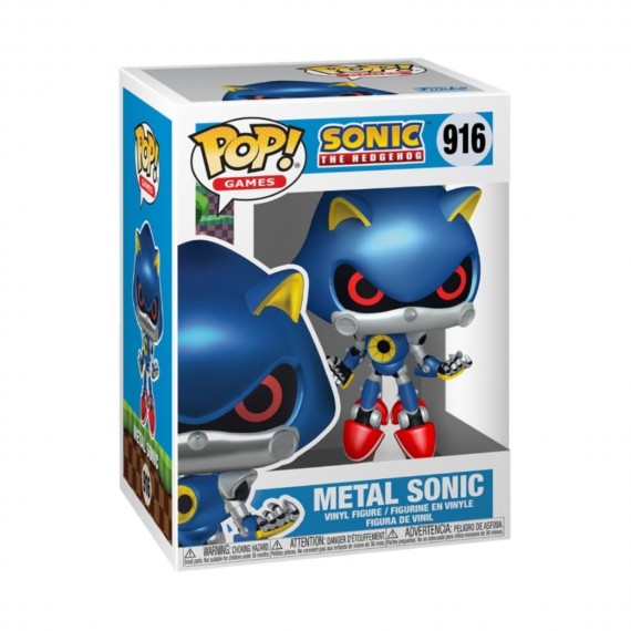 Figurine Sonic - Sonic Metal 10cm