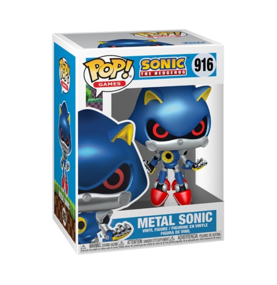 Figurine Sonic - Sonic Metal 10cm